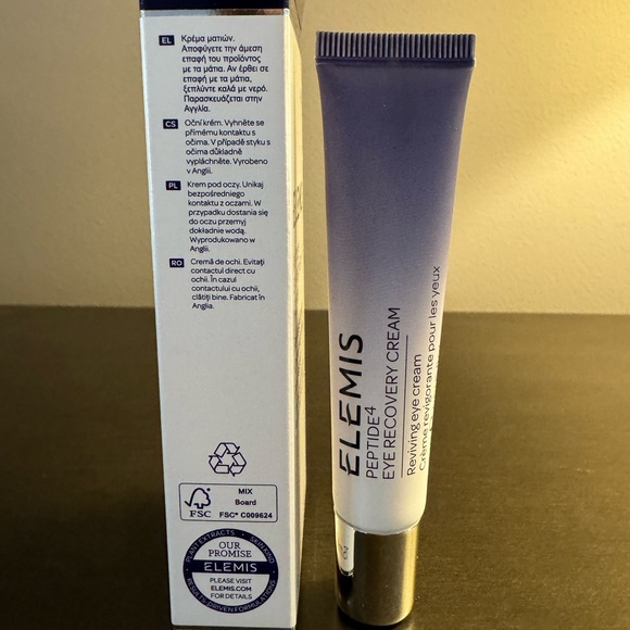 Elemis Peptide4 Recover Eye Cream .5 oz 15 ml Full Size NIB - Picture 4 of 5